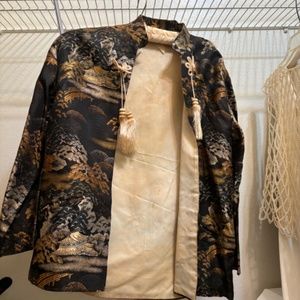 Antique woman’s silk, Korean evening jacket